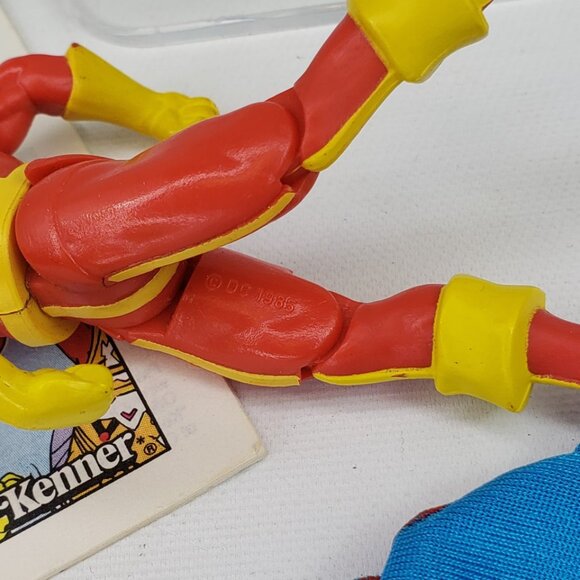1985 Kenner DC Super Powers Red Tornado Vintage Original Action Figure With Cape - Picture 7 of 10